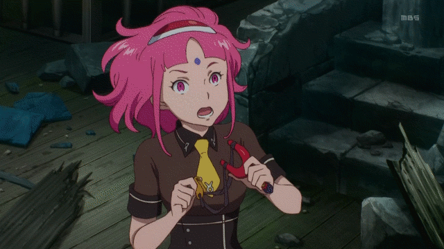2girls, aida_rayhunton, angry, animated, animated_gif, ass, facial_mark, female