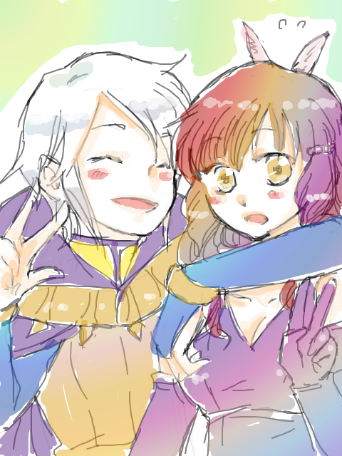 arm_around_shoulder, couple, fire_emblem, fire_emblem:_kakusei, henry_(fire_emblem), nintendo, sumia_(fire_emblem), v