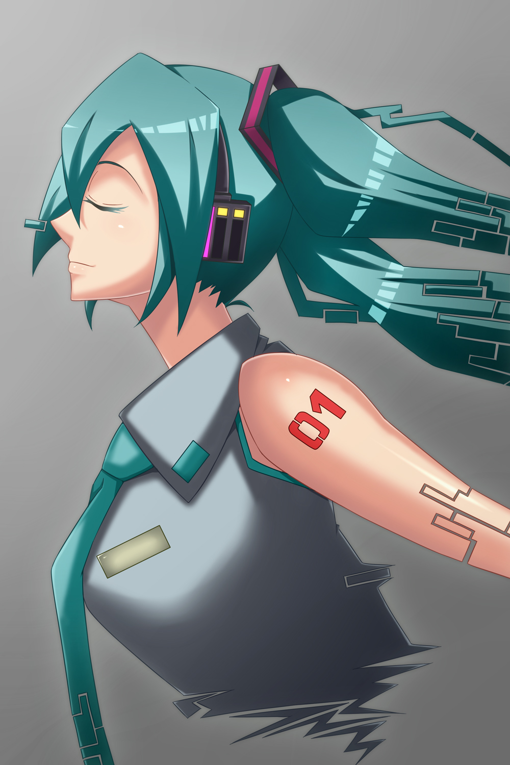 android, hatsune_miku, m_(masa11051105), vocaloid
