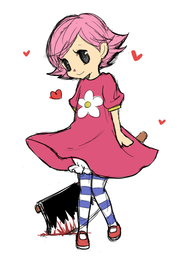 1girl, axe, doubutsu_no_mori, solo, super_smash_bros., villager_(doubutsu_no_mori), weapon, yuko