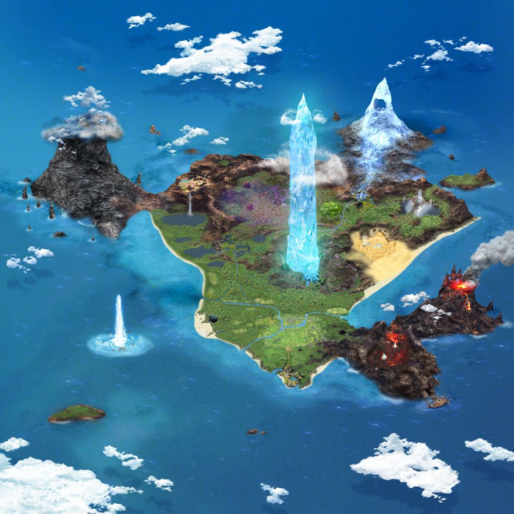 3d, final_fantasy, final_fantasy_explorers, map, official_art, square_enix