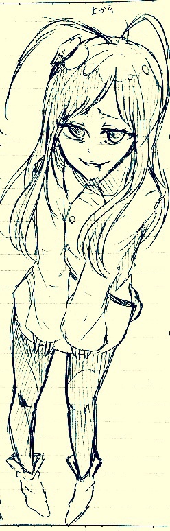 1boy, androgynous, bleach, giselle_gewelle, hat, long_hair, long_sleeves, looking_at_viewer, nishiko_(kagerou1230815), pantyhose, quincy_(bleach), sketch, standing, trap, uniform