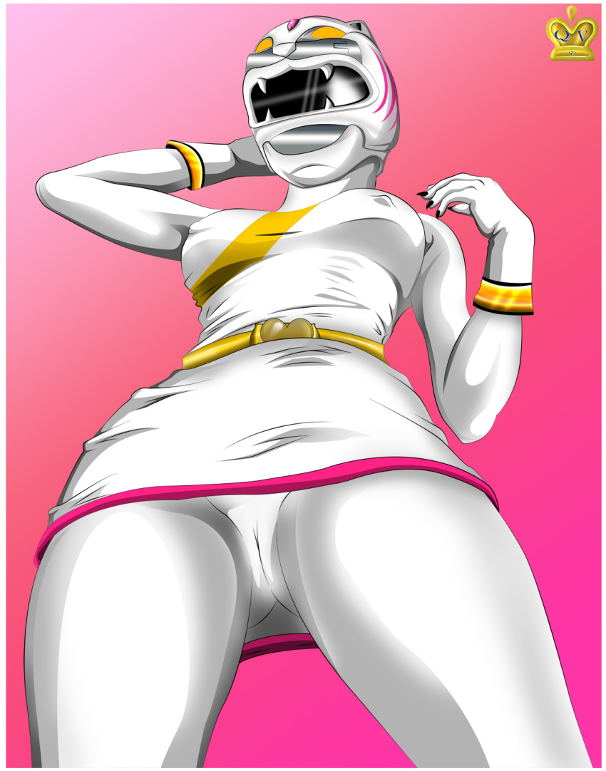 breasts, gaowhite, hyakujuu_sentai_gaoranger, legs, pose, queen_vegeta_69, super_sentai, taiga_sae