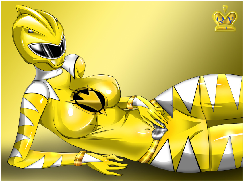 abareyellow, bakuryuu_sentai_abaranger, breasts, heart, kira_ford, large_breasts, legs, pose, power_rangers_dino_thunder, queen_vegeta_69, ranru_itsuki, super_sentai