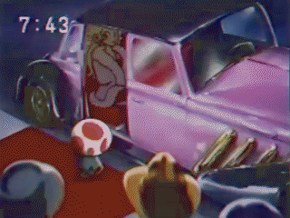 1girl, alternate_costume, animated, animated_gif, bangs, bare_legs, blonde_hair, blown_kiss