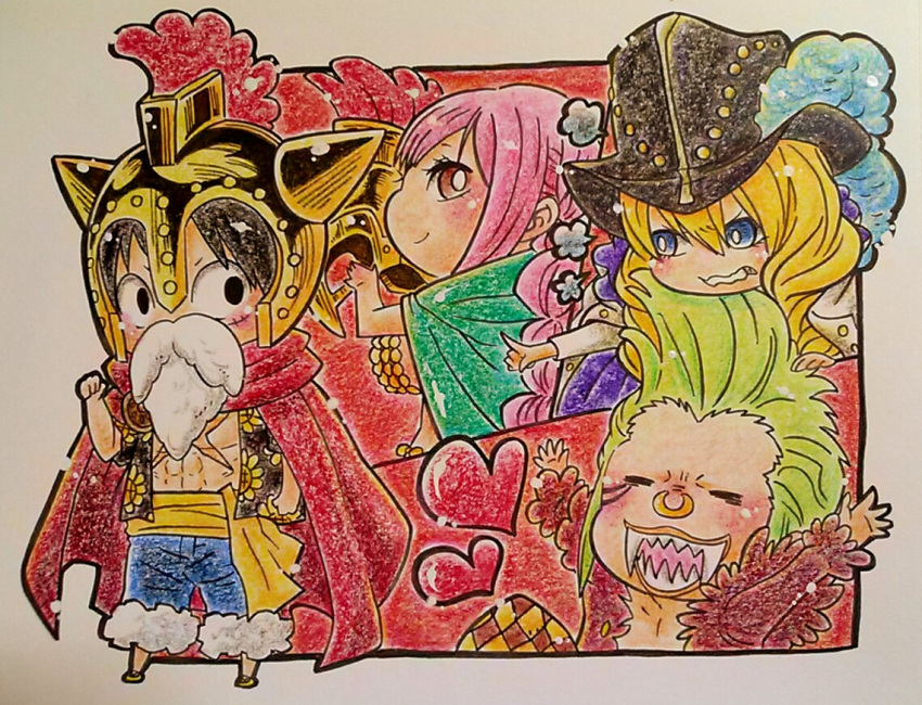 armor, bartolomeo, blonde_hair, cape, cavendish, dressrosa, gladiator, graphite_(medium)