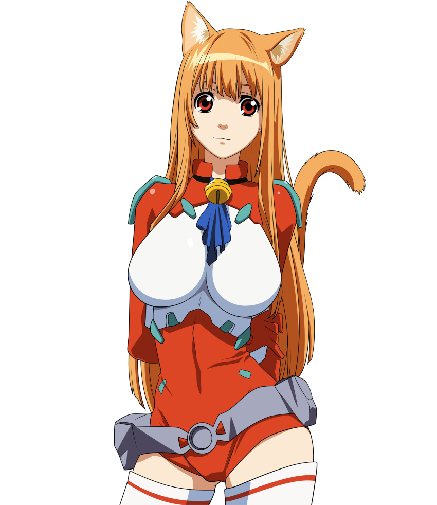 1girl, absurdres, animal_ears, arms_behind_back, asobi_ni_iku_yo!, bangs, bell, belt