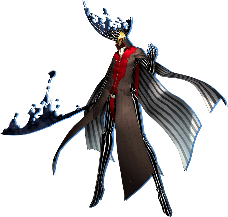 jpeg_artifacts, megami_tensei, no_humans, official_art, pantyhose, persona, persona_4, persona_4:_the_ultimate_in_mayonaka_arena