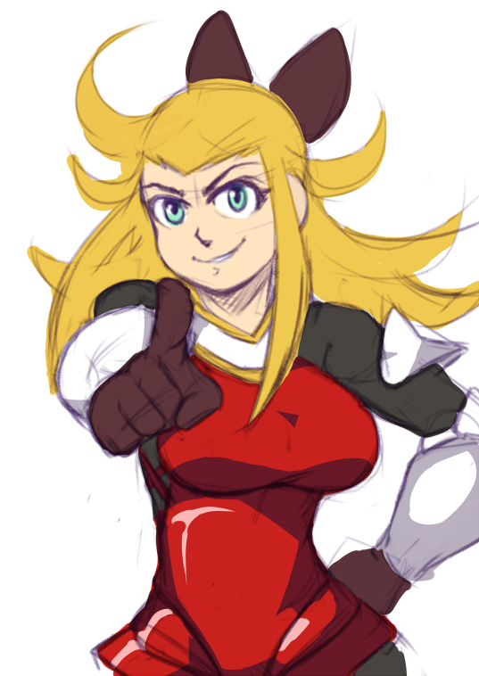 1girl, blonde_hair, blue_eyes, bow, bravely_default:_flying_fairy, bravely_default_(series), breasts, edea_lee