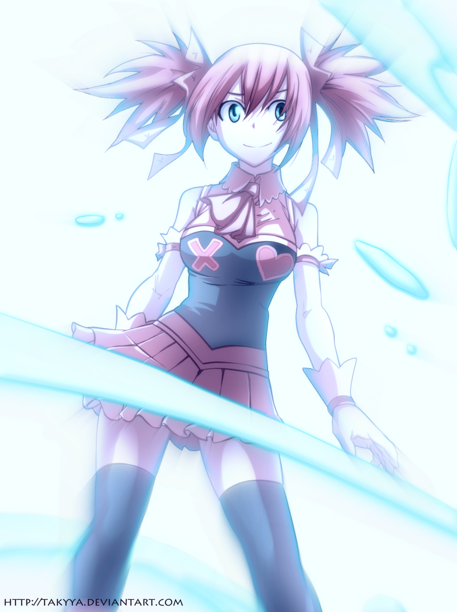 1girl, blue_eyes, chelia_blendy, fairy_tail, highres, pink_hair, sheria_blendy, solo