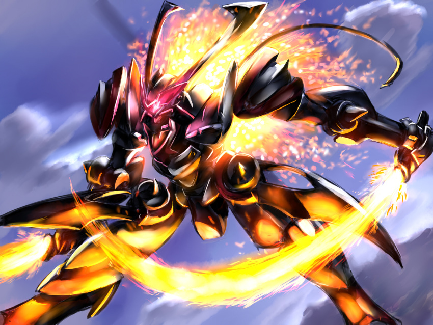 gundam, gundam_00, highres, katana, masurao, mecha, radical_red, sword