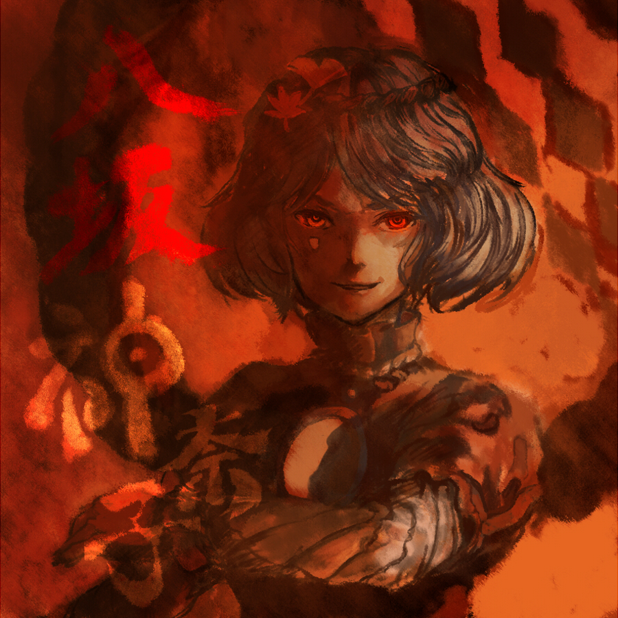 ritsu_(pixiv9642), ritsu_(roboroboro), rope, short_hair, touhou, yasaka_kanako