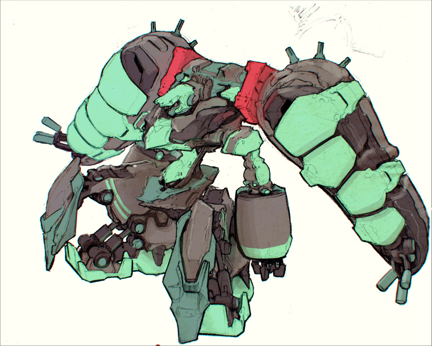 absurdres, gase, hatsune_miku, highres, mecha, mechanization, no_humans, solo, visor, vocaloid