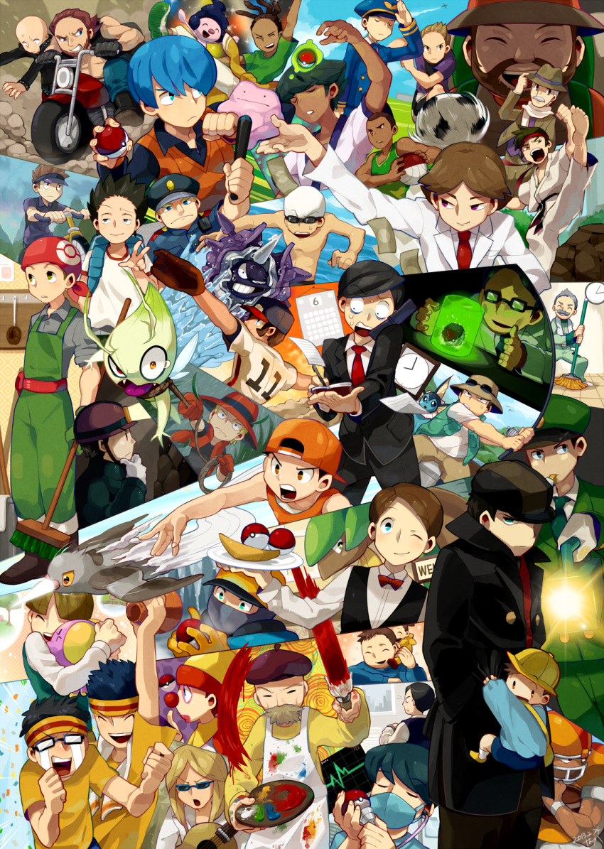 10s, 6+boys, ace_trainer_(pokemon), bad_id, celebi, character_request, cloyster, ditto