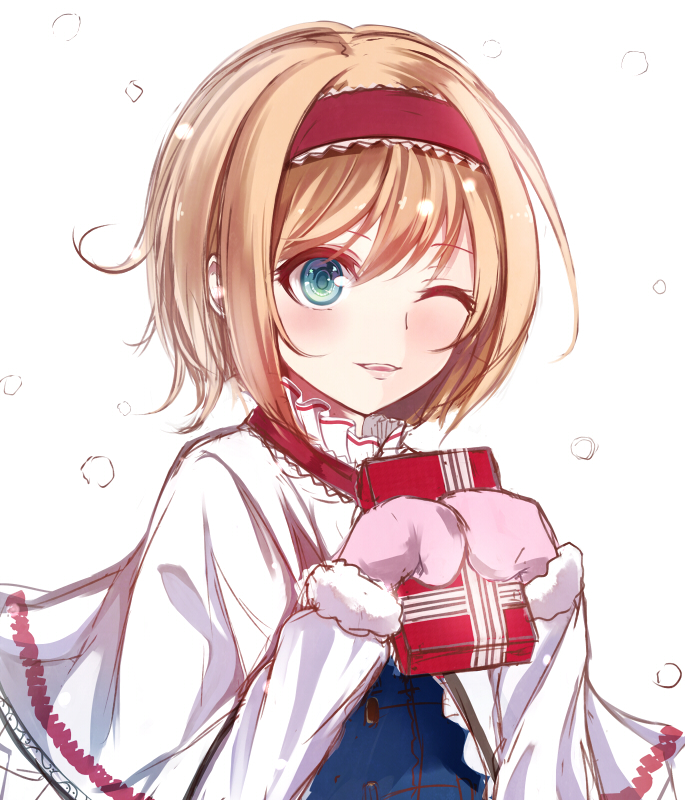 1girl, alice_margatroid, bad_id, berukko, blonde_hair, blue_dress, blue_eyes, blush
