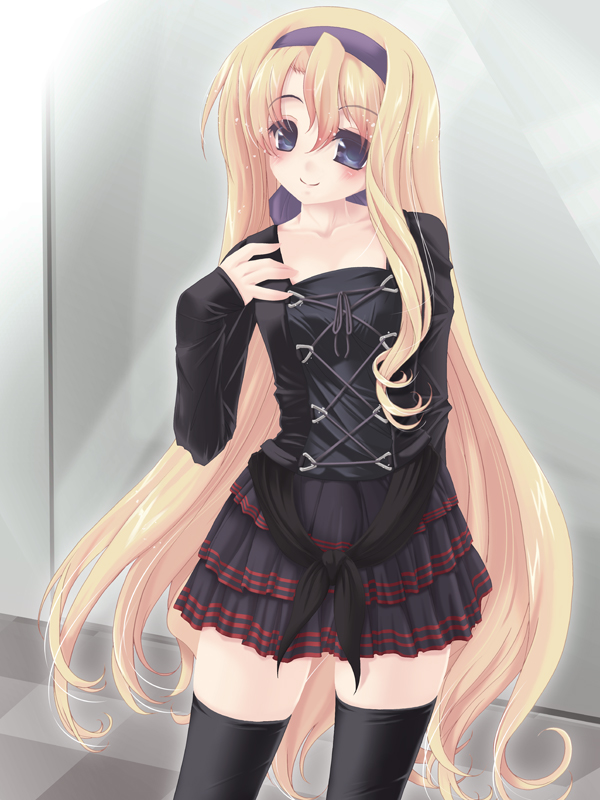 blue_eyes, carim_gracia, frapowa, hairband, long_hair, mahou_shoujo_lyrical_nanoha, mahou_shoujo_lyrical_nanoha_strikers, skirt