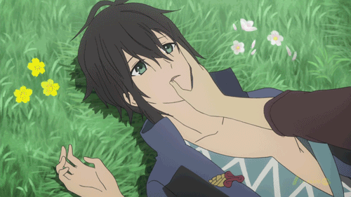2boys, animated, animated_gif, aonuma_shun, asahina_satoru, black_hair, brown_hair, hands_clasped
