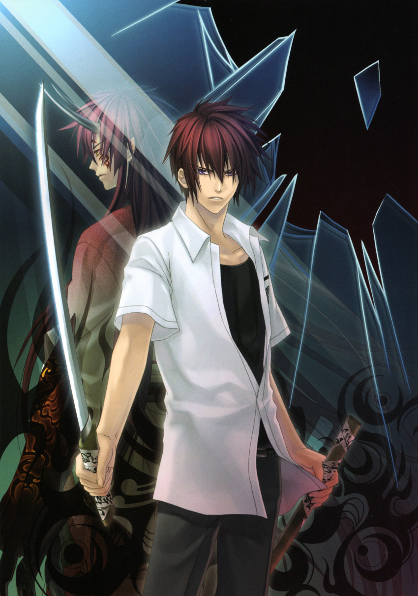 hiiro_no_kakera, kazuki_yone, onizaki_takuma, redhead, violet_eyes