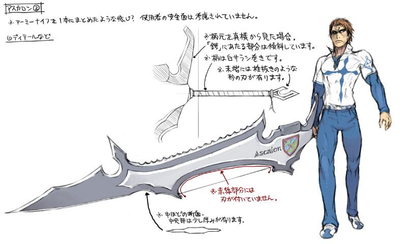 1boy, acqua_of_the_back, haimura_kiyotaka, male_focus, official_art, solo, sword, to_aru_majutsu_no_index