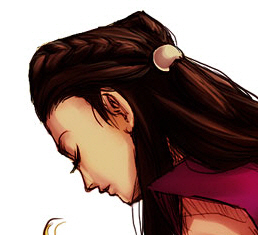 1girl, ayame_(gyakuten_saiban), braid, brown_hair, capcom, gyakuten_saiban, gyakuten_saiban_3, half_updo