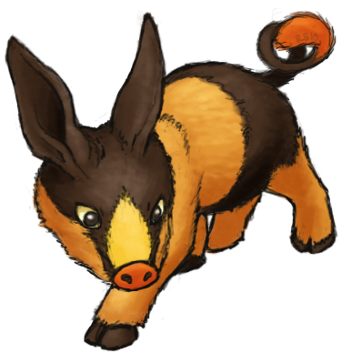 lowres, no_humans, pig, pokabu, pokemon, realistic, simple_background, tepig