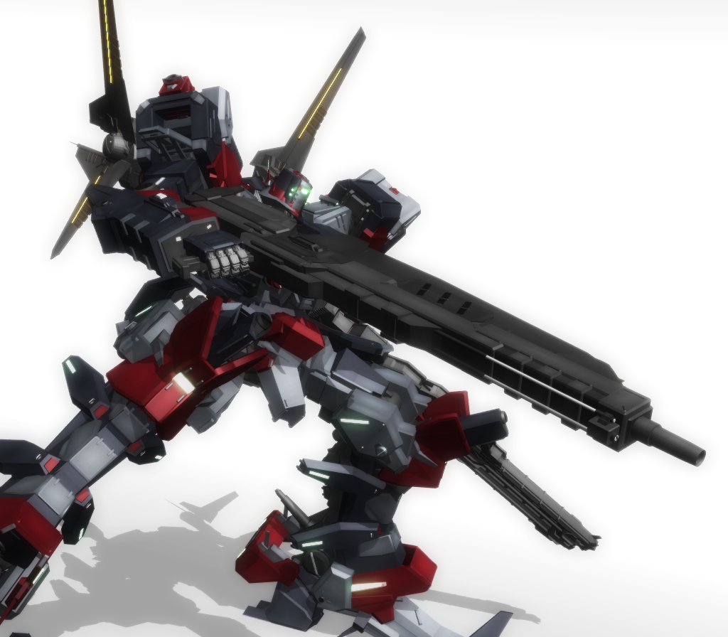 armored_core, dual_wielding, from_software, laser_gun, mecha, no_humans