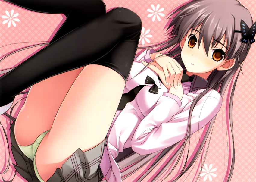 1girl, absurdres, amakura, brown_hair, highres, id_rebirth_session, katase_sakura, long_hair