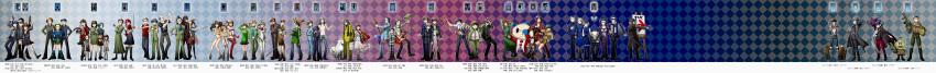 6+boys, 6+girls, \m/, absolutely_everyone, absurdres, accordion, adachi_tooru, aegis