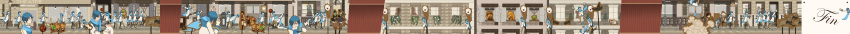3boys, 6+girls, absurdres, accordion, akita_neru, balloon, bird, biting