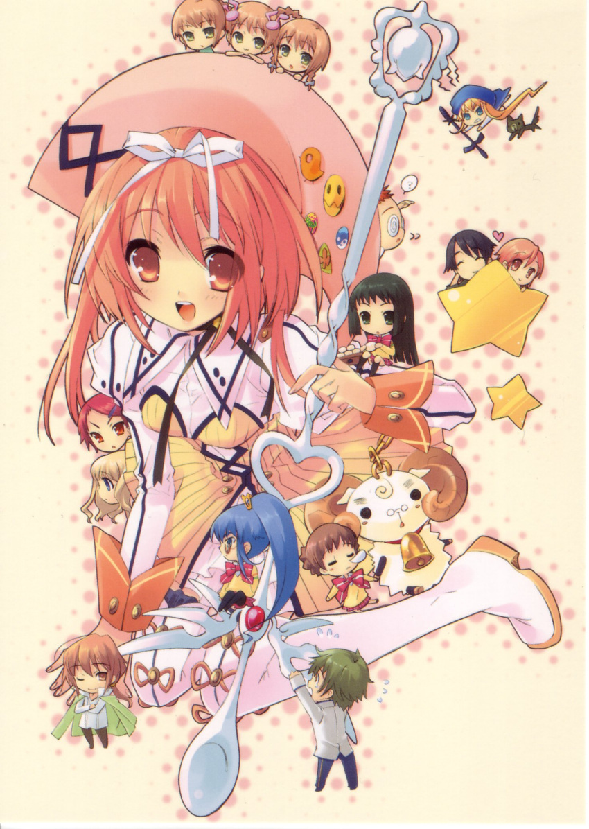 4boys, 6+girls, ?, akihime_seishirou, akihime_sumomo, amamori_yayoi, arthur_matsuda, asamiya_akino