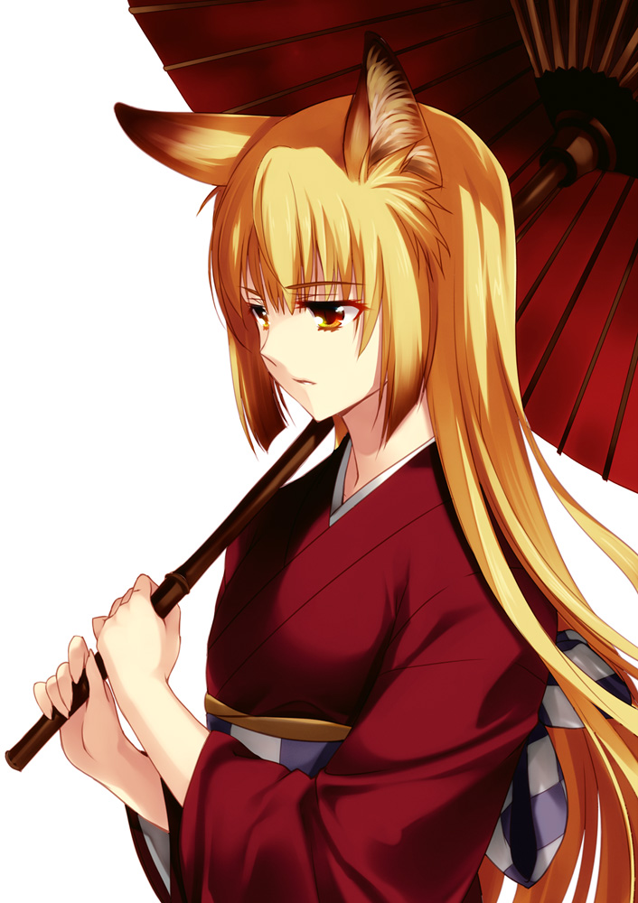 1girl, animal_ears, bad_id, bangs, blonde_hair, blunt_bangs, fox_ears, hime_cut