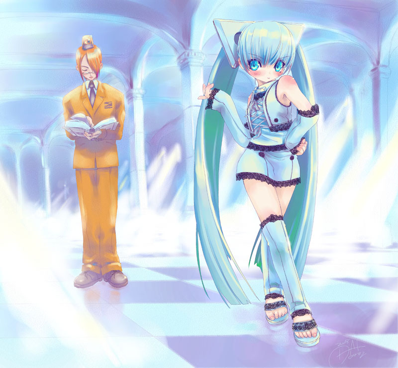 1girl, blue_eyes, book, closed_eyes, detached_sleeves, disney, drossel_von_flugel, fireball_(series)