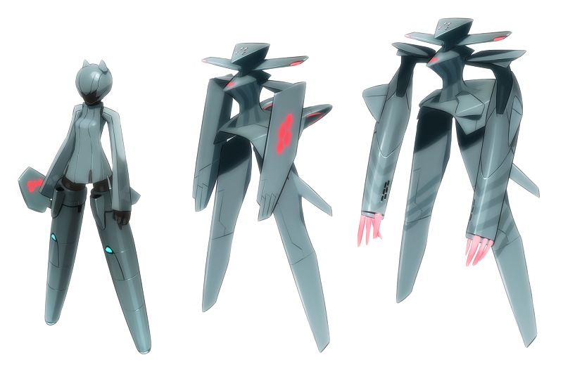 armor, full_body, macha, machinery, neuroi, neuroi_girl, no_humans, simple_background