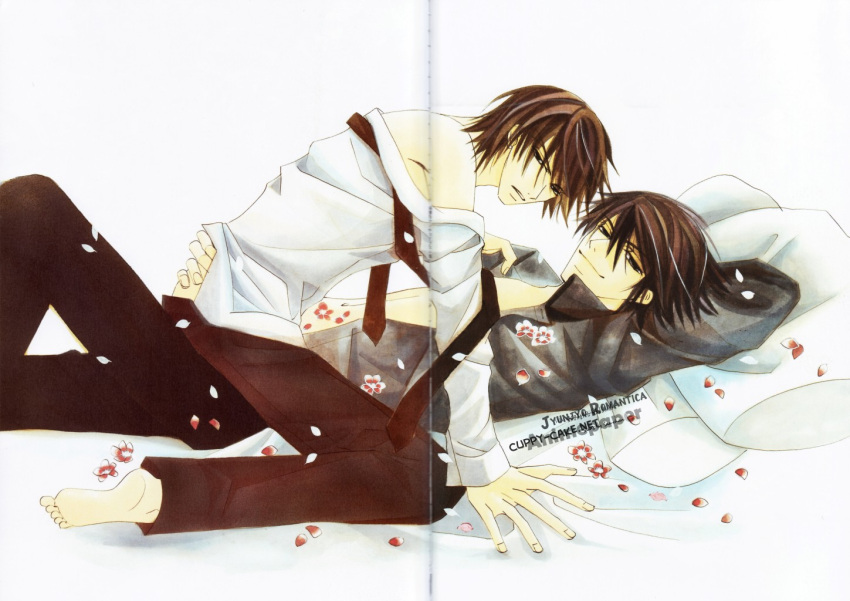 2boys, comic, crease, hiroki_kamijou, junjou_egoist, junjou_romantica, kamijou_hiroki, kusama_nowaki