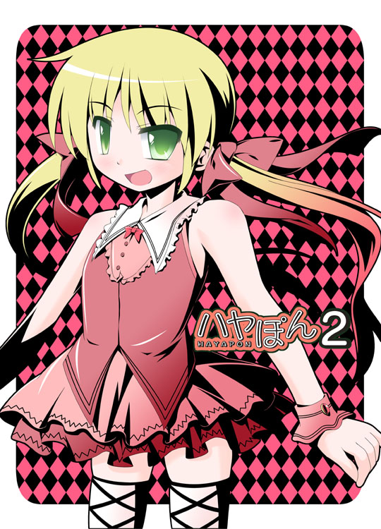 blonde_hair, hayate_no_gotoku!, nijiberu, sanzen'in_nagi, thigh-highs, twintails