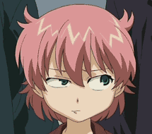 00s, 1girl, animated, animated_gif, anita_king, looking_away, lowres, r.o.d_the_tv
