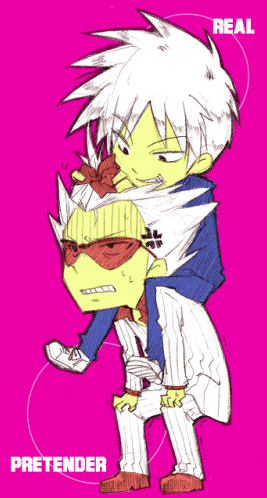 2boys, akagi, akagi_shigeru, black_eyes, formal, full_body, hirayama_yukio, loafers