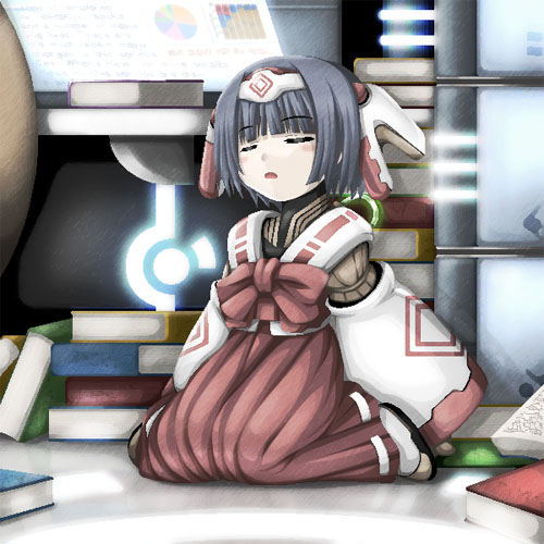 1girl, ar_tonelico, ar_tonelico_i, closed_eyes, fukaiton, gust, lowres, mei_mei_(ar_tonelico)