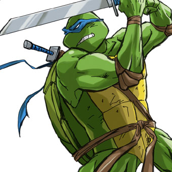 1boy, hydro4, katana, leonardo, lowres, male_focus, solo, sword
