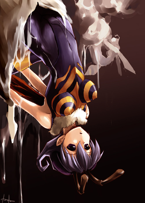 1girl, akiyama_nenehisa, antennae, bee_girl, breasts, capcom, insect, insect_girl