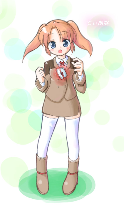 1girl, cross_mirage, lyrical_nanoha, mahou_shoujo_lyrical_nanoha, mahou_shoujo_lyrical_nanoha_strikers, miaka_(artist), military, military_uniform