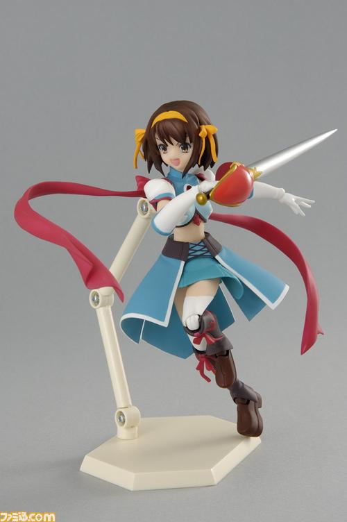 1girl, brown_hair, figma, figure, photo, short_hair, solo, superheroine_haruhi