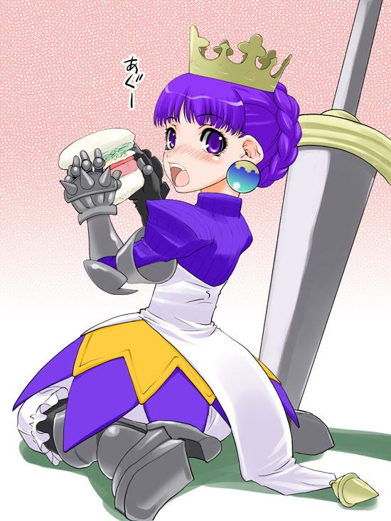 1girl, armor, armored_dress, atlus, gradriel, gradriel_de_valendia, princess_crown, shinama