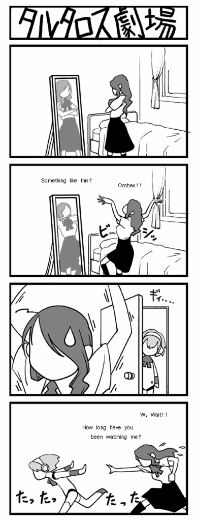 4koma, aegis, aegis_(persona), atlus, comic, english, hard_translated, kirijou_mitsuru