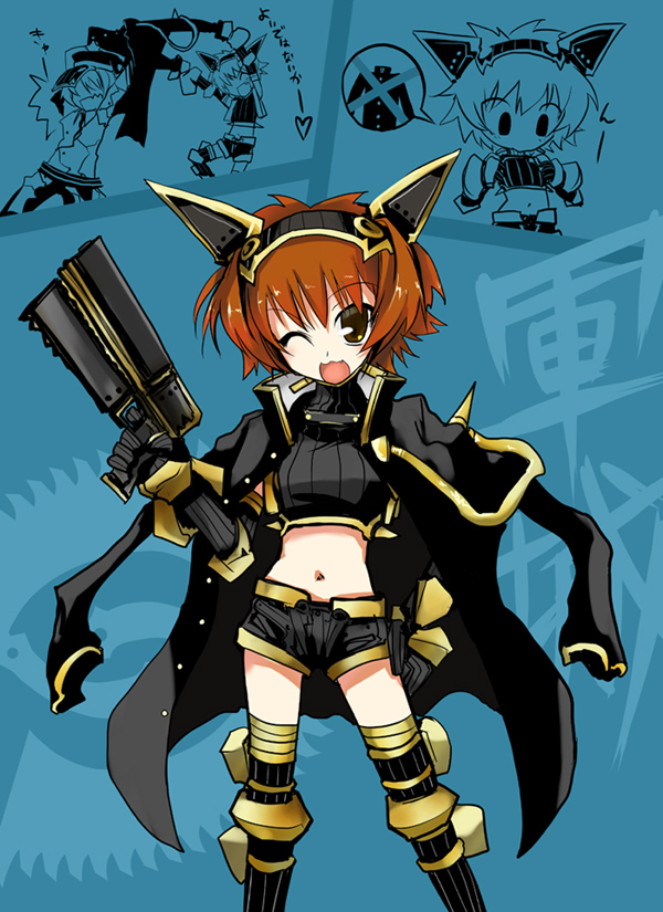 1girl, gun, handgun, original, pfaltz, pfalz, pistol, revolver