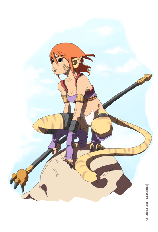 :3, animal_ears, breath_of_fire, breath_of_fire_ii, cat_ears, cat_tail, redhead, rinpoo_chuan