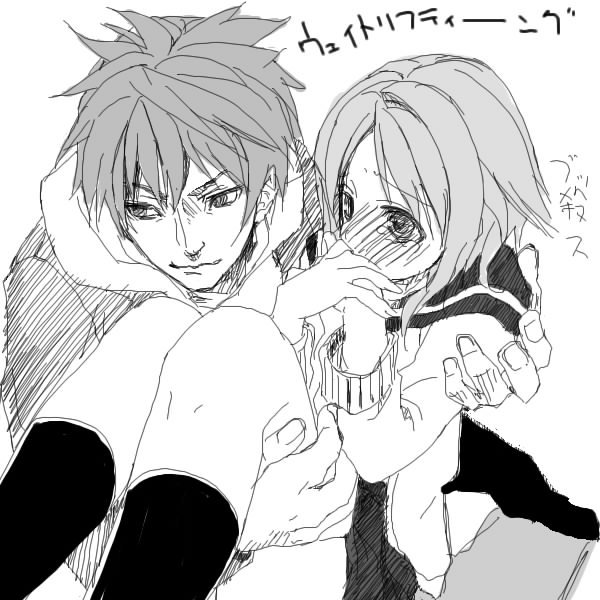aida_okiteru, bad_id, blush, carrying, oekaki, original, princess_carry, school_uniform