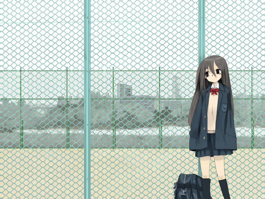 argonauts_gemini, blazer, enchi, footwear, long_hair, original, school_uniform, skirt