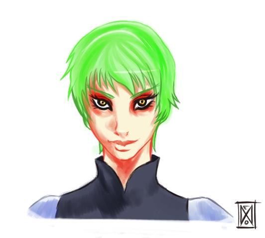 green_hair, gundam, gundam_00, innovators, neonirvana, ribbons_almark