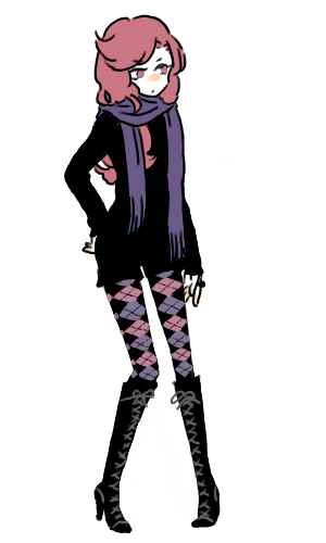 argyle_legwear, ayabe_kihachirou, boots, fashion, kiachirou_ayabe, lowres, mallow_(artist), muffler, nintama_rantarou, pantyhose, pink_hair, rakudai_ninja_rantarou, scarf, trap